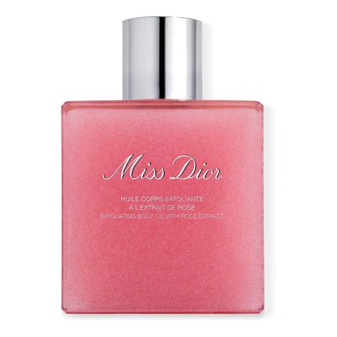 oil perfumes miss dior|miss dior exfoliating body oil.